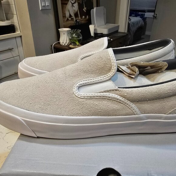 Converse CONS One Star CC Pro Slip-On White Black A11170C MENS SIZE 13 SKATE NEW - Picture 1 of 13